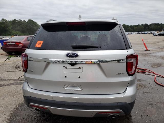1FM5K8D81GGB92721 - 2016 FORD EXPLORER XLT SILVER photo 6