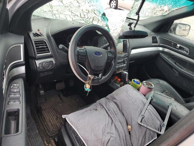 1FM5K8D81GGB92721 - 2016 FORD EXPLORER XLT SILVER photo 8