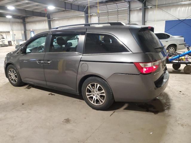 5FNRL5H68CB146284 - 2012 HONDA ODYSSEY EXL GRAY photo 2