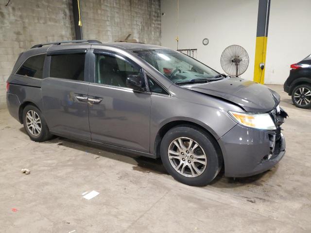 5FNRL5H68CB146284 - 2012 HONDA ODYSSEY EXL GRAY photo 4