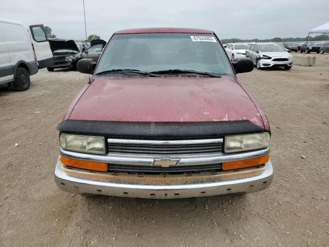 1GCCS19571K149314 - 2001 CHEVROLET S-10 S10 MAROON photo 5