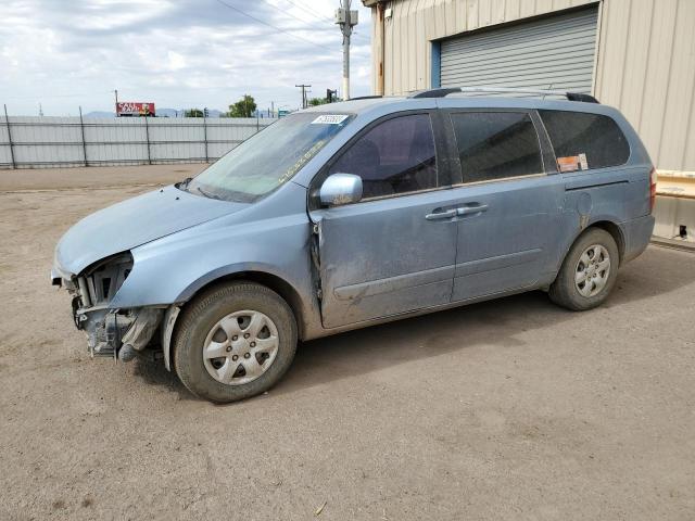 KNDMB233596320924 - 2009 KIA SEDONA EX BLUE photo 1