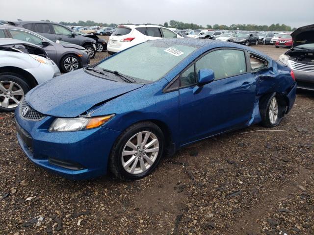 2HGFG3B18CH540047 - 2012 HONDA CIVIC EXL BLUE photo 1