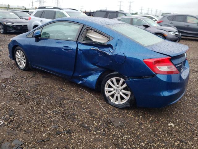 2HGFG3B18CH540047 - 2012 HONDA CIVIC EXL BLUE photo 2