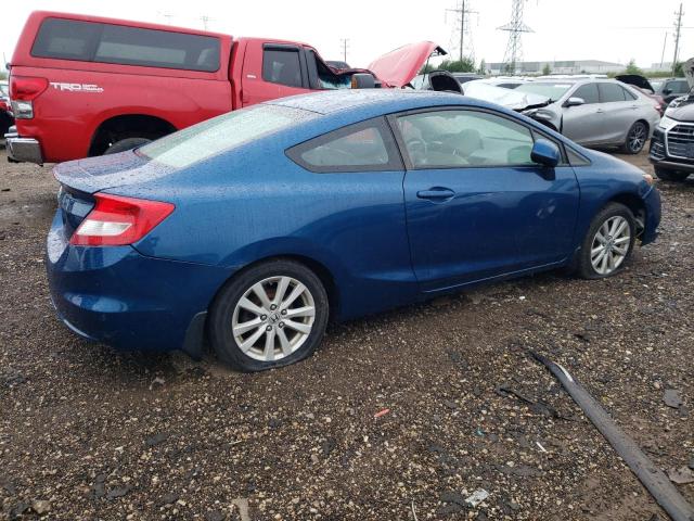 2HGFG3B18CH540047 - 2012 HONDA CIVIC EXL BLUE photo 3