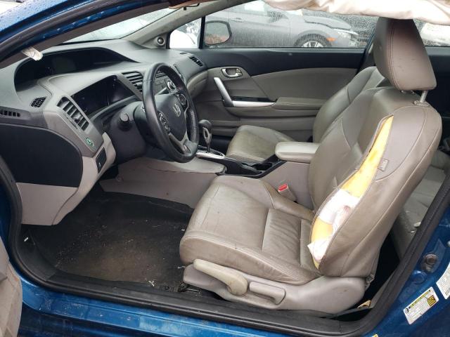 2HGFG3B18CH540047 - 2012 HONDA CIVIC EXL BLUE photo 7