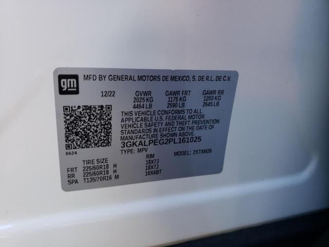 3GKALPEG2PL161025 - 2023 GMC TERRAIN SLT WHITE photo 12