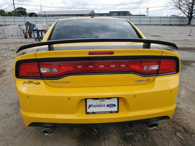 2C3CDXGJ2CH201377 - 2012 DODGE CHARGER SUPER BEE YELLOW photo 6