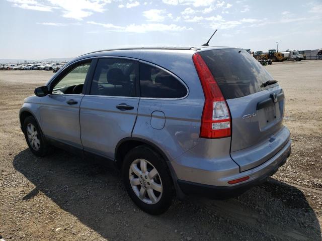 5J6RE3H43BL007683 - 2011 HONDA CR-V SE BLUE photo 2