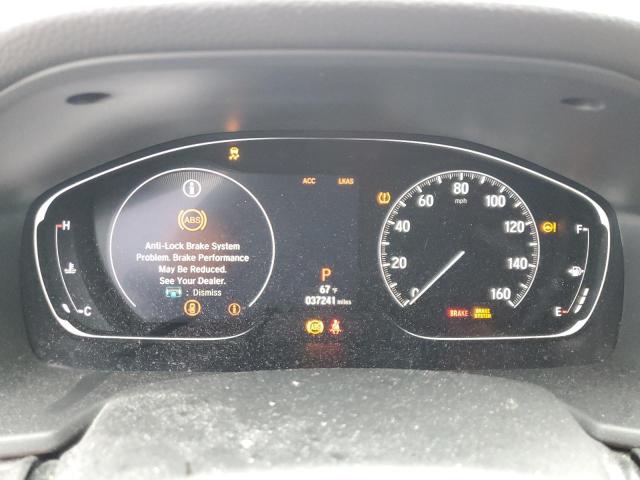 1HGCV1F5XJA155921 - 2018 HONDA ACCORD EXL SILVER photo 9