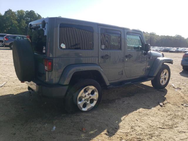 1C4BJWEG7EL146402 - 2014 JEEP WRANGLER U SAHARA BLUE photo 3