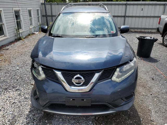 KNMAT2MV4GP697283 - 2016 NISSAN ROGUE S BLUE photo 5