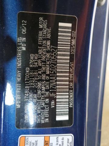 JF1ZNAA15D2705527 - 2013 TOYOTA SCION FR-S 蓝色 照片 12