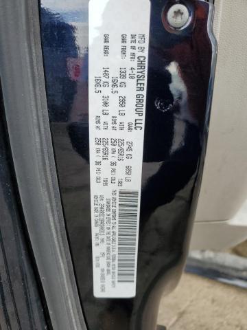 2A4RR5D19AR300313 - 2010 CHRYSLER TOWN & COU TOURING BLACK photo 13