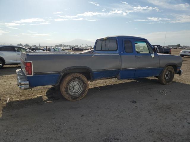 3B7KE23C2PM171688 - 1993 DODGE D-SERIES D200 BLUE photo 3