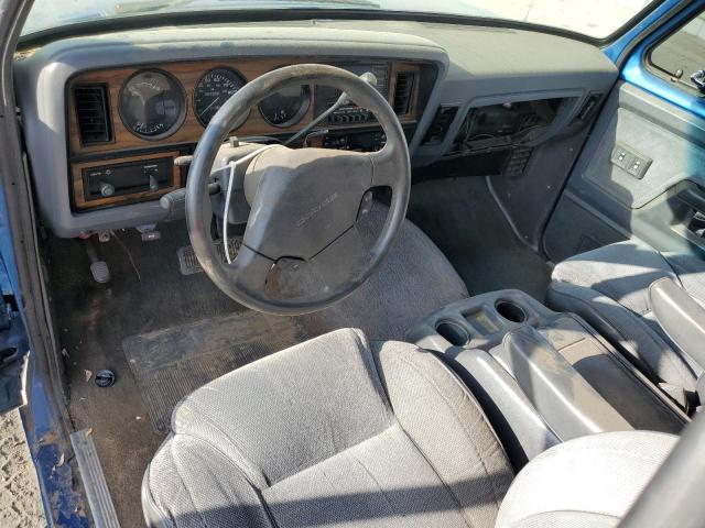 3B7KE23C2PM171688 - 1993 DODGE D-SERIES D200 BLUE photo 8