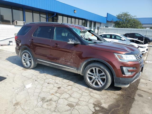 1FM5K8D83GGC46861 - 2016 FORD EXPLORER XLT Qəhvəyi foto 4