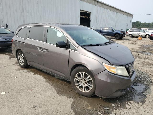 5FNRL5H61BB099436 - 2011 HONDA ODYSSEY EXL GRAY photo 4