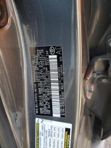 2T1KR32E47C660566 - 2007 TOYOTA COROLLA MA XR GRAY photo 12
