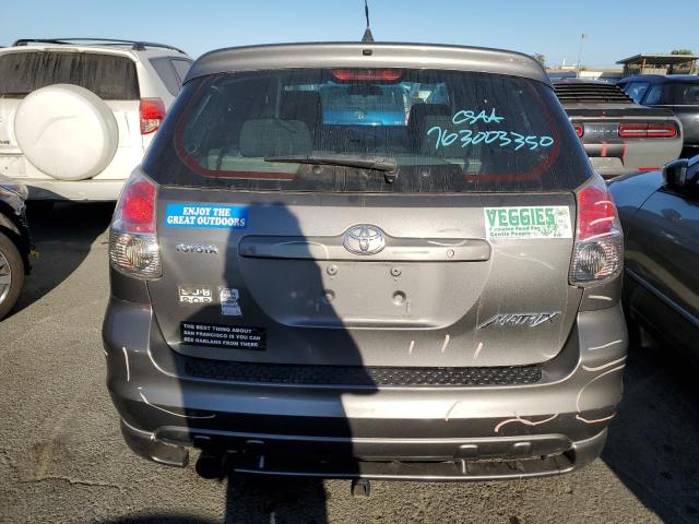 2T1KR32E47C660566 - 2007 TOYOTA COROLLA MA XR GRAY photo 6