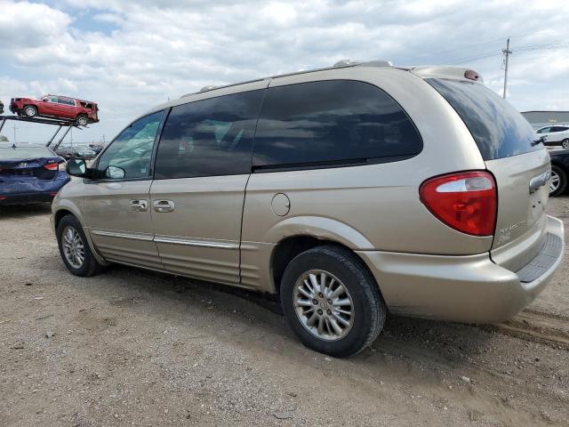 2C8GP64L63R226151 - 2003 CHRYSLER TOWN & COU LIMITED TAN photo 2