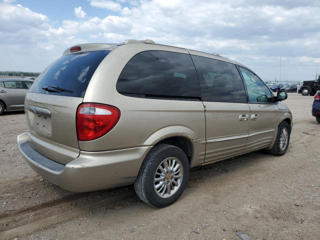 2C8GP64L63R226151 - 2003 CHRYSLER TOWN & COU LIMITED TAN photo 3