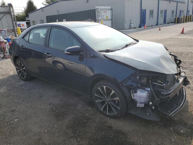 2T1BURHE5KC140037 - 2019 TOYOTA COROLLA L BLUE photo 4