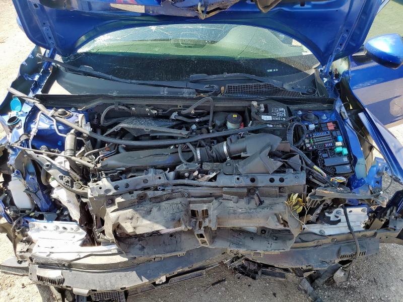 2HGFE1F78NH320581 - 2022 HONDA CIVIC EX BLUE photo 11