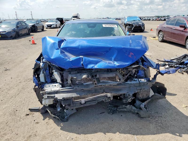 2HGFE1F78NH320581 - 2022 HONDA CIVIC EX BLUE photo 5