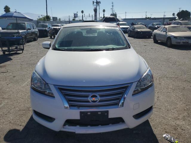 3N1AB7AP5FY296735 - 2015 NISSAN SENTRA S WHITE photo 5