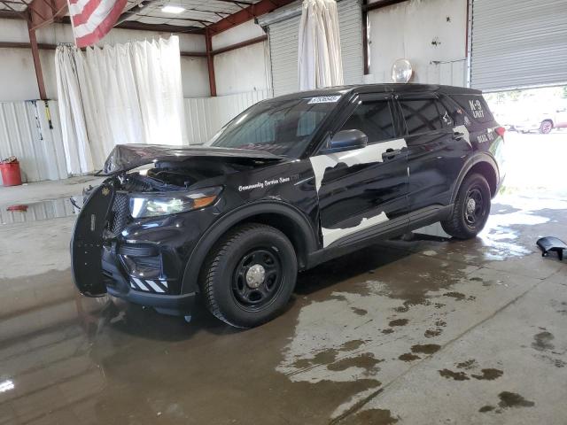1FM5K8AB3NGA48746 - 2022 FORD EXPLORER POLICE INTERCEPTOR BLACK photo 1