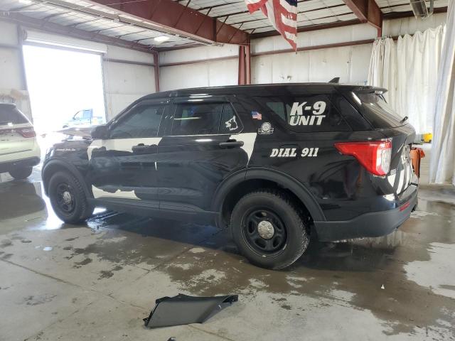1FM5K8AB3NGA48746 - 2022 FORD EXPLORER POLICE INTERCEPTOR BLACK photo 2