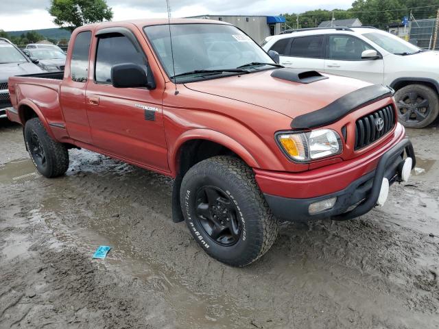 5TEWM72N52Z058785 - 2002 TOYOTA TACOMA XTRACAB RED photo 4