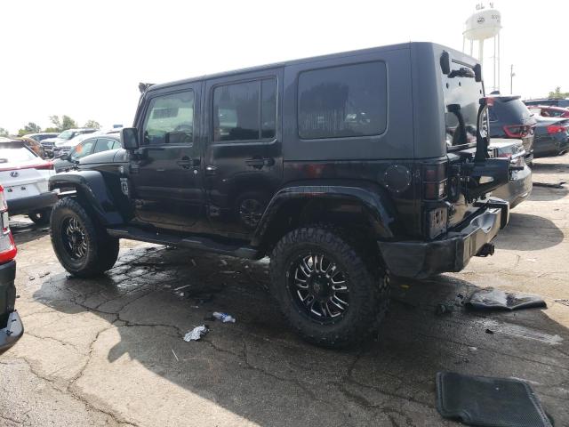 1J8GA59157L210891 - 2007 JEEP WRANGLER SAHARA BLACK photo 2