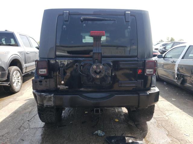 1J8GA59157L210891 - 2007 JEEP WRANGLER SAHARA BLACK photo 6