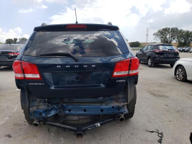 3C4PDCDG7DT713899 - 2013 DODGE JOURNEY CREW BLUE photo 6