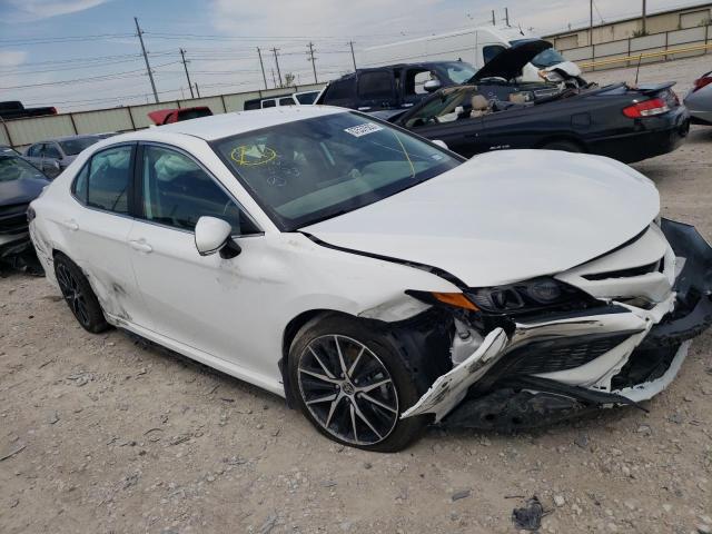 4T1G11AK5PU807873 - 2023 TOYOTA CAMRY SE NIGHT SHADE WHITE photo 4