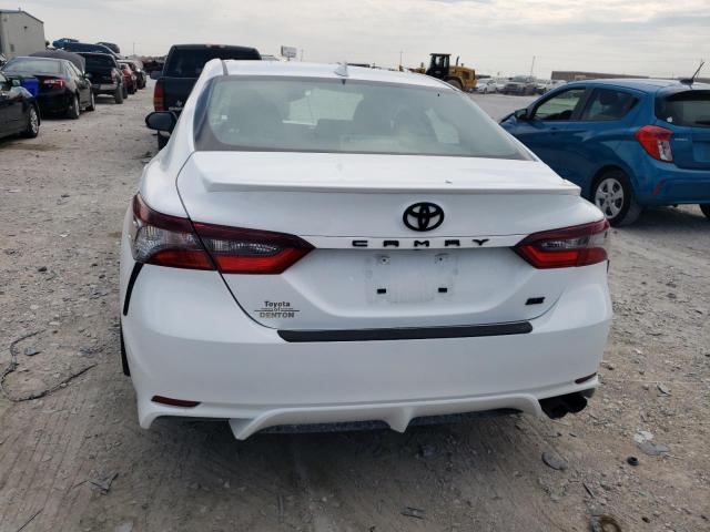 4T1G11AK5PU807873 - 2023 TOYOTA CAMRY SE NIGHT SHADE WHITE photo 6