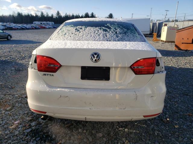 3VW2K7AJ4DM299088 - 2013 VOLKSWAGEN JETTA BASE WHITE photo 6