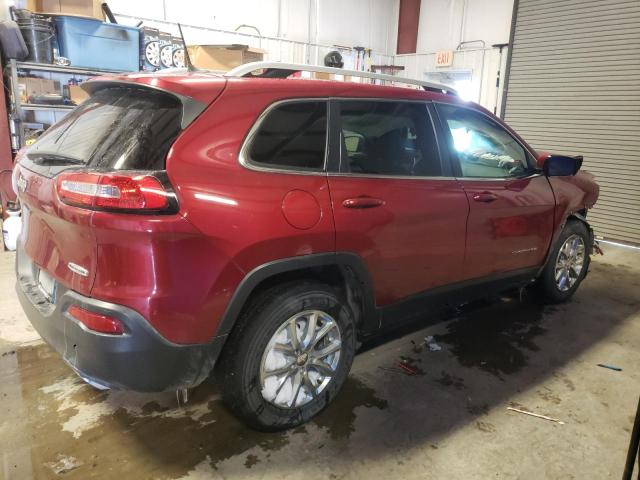 1C4PJMCS0HD217973 - 2017 JEEP CHEROKEE LATITUDE BURGUNDY photo 3