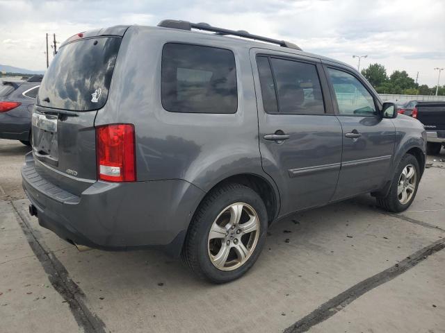 5FNYF4H51CB006971 - 2012 HONDA PILOT EXL GRAY photo 3