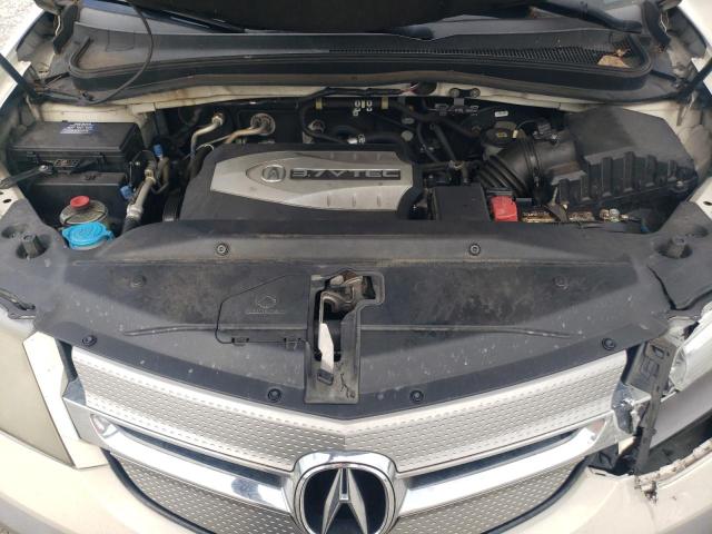 2HNYD28469H502007 - 2009 ACURA MDX TECHNOLOGY თეთრი ფოტო 12