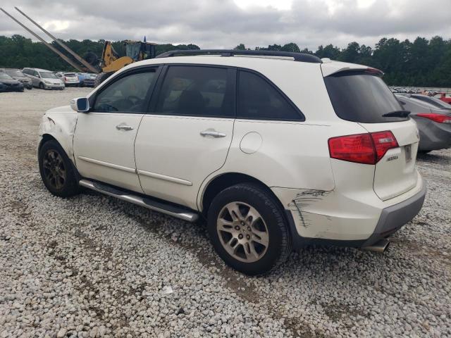2HNYD28469H502007 - 2009 ACURA MDX TECHNOLOGY თეთრი ფოტო 2