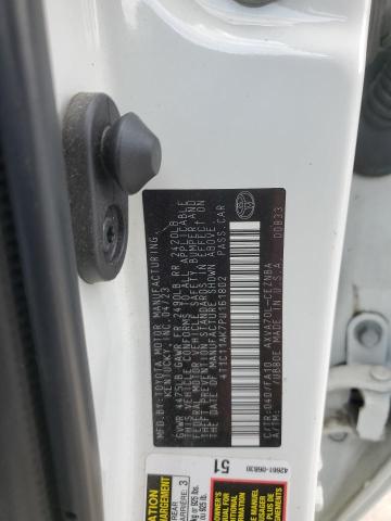 4T1C11AK7PU161802 - 2023 TOYOTA CAMRY LE WHITE photo 12