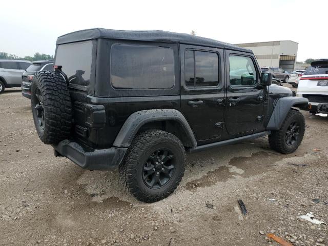 1C4HJXDG6MW828010 - 2021 JEEP WRANGLER UNLIMITED SPORT შავი ფოტო 3