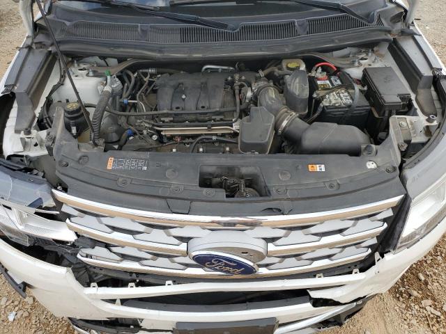 1FM5K8F81KGA03507 - 2019 FORD EXPLORER LIMITED Ақ фото 12