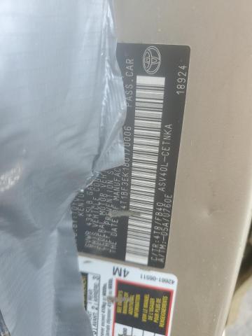 4T1BF3EK1BU170006 - 2011 TOYOTA CAMRY BASE 金色 照片 12