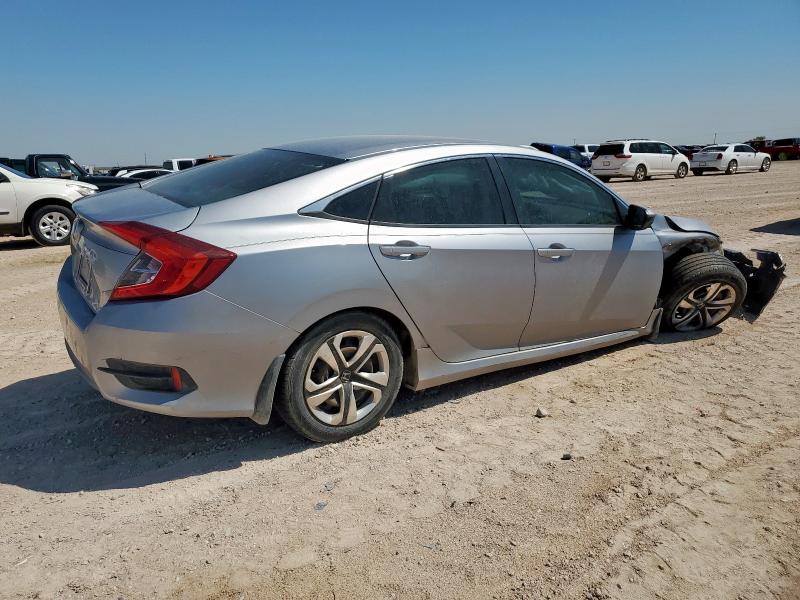 2HGFC2F56JH545649 - 2018 HONDA CIVIC LX SILVER photo 3