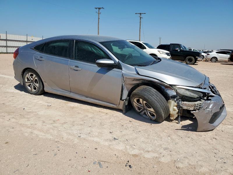 2HGFC2F56JH545649 - 2018 HONDA CIVIC LX SILVER photo 4