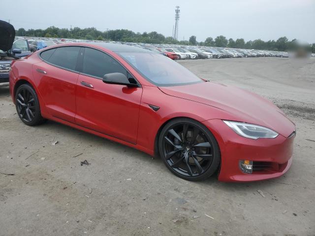 5YJSA1E28HF208825 - 2017 TESLA MODEL S 红色 照片 4